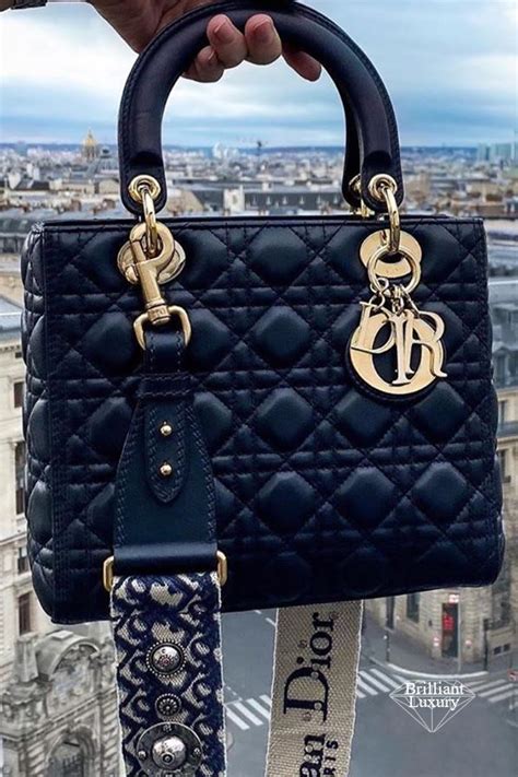 lady dior dark blue|lady dior bag inside.